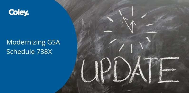 Modernizing GSA Schedule 738X