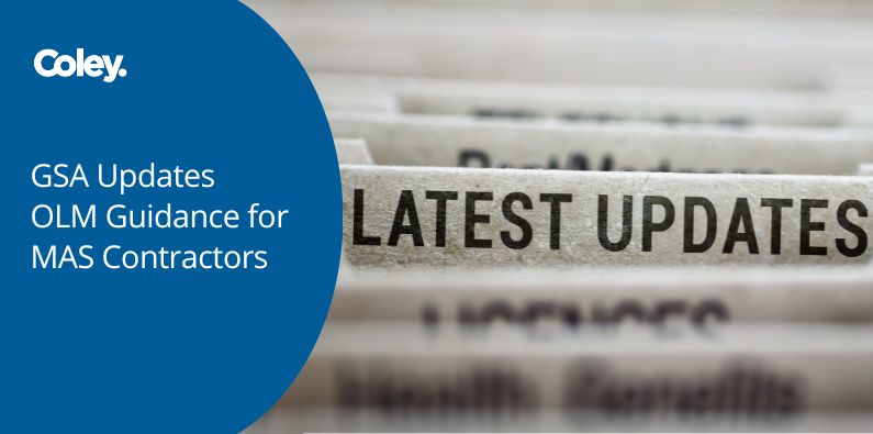 GSA Updates OLM Guidance for MAS Contractors
