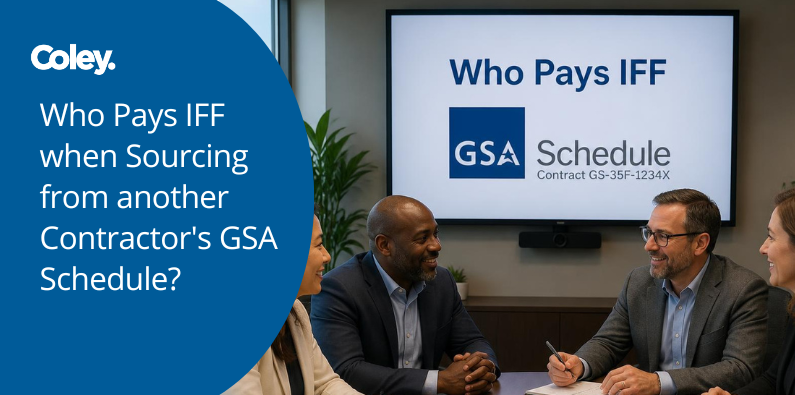 Who Pay’s IFF businesspeople agreeing to who pays GSA Schedule IFF